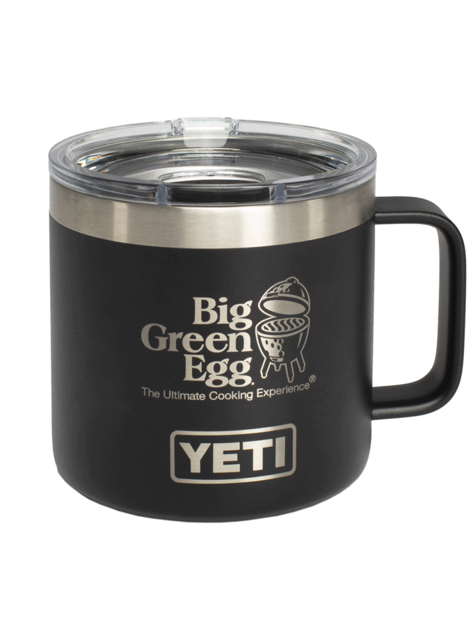 YETI 14 Ounce Rambler Mug with Big Green Egg Logo