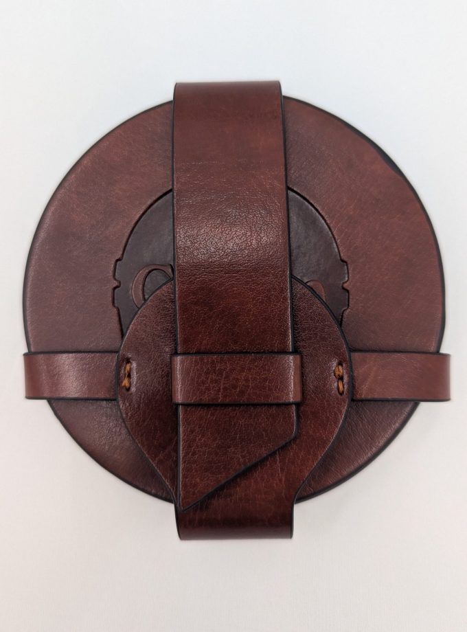 Leather Coasters EGG Silhouette