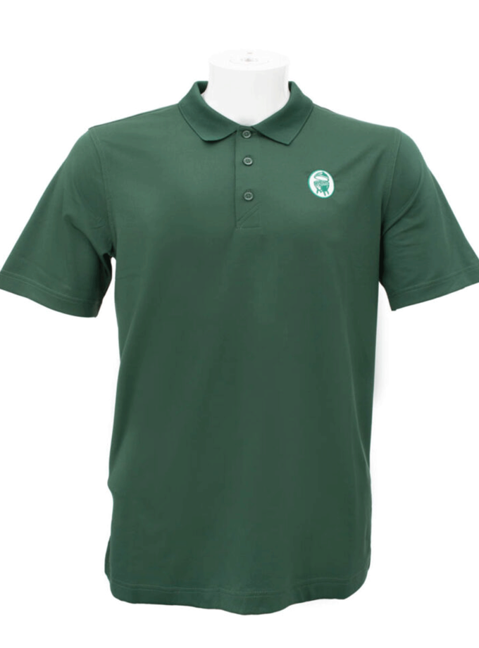 Green Cutter & Buck Big Green Egg Logo Polo Style