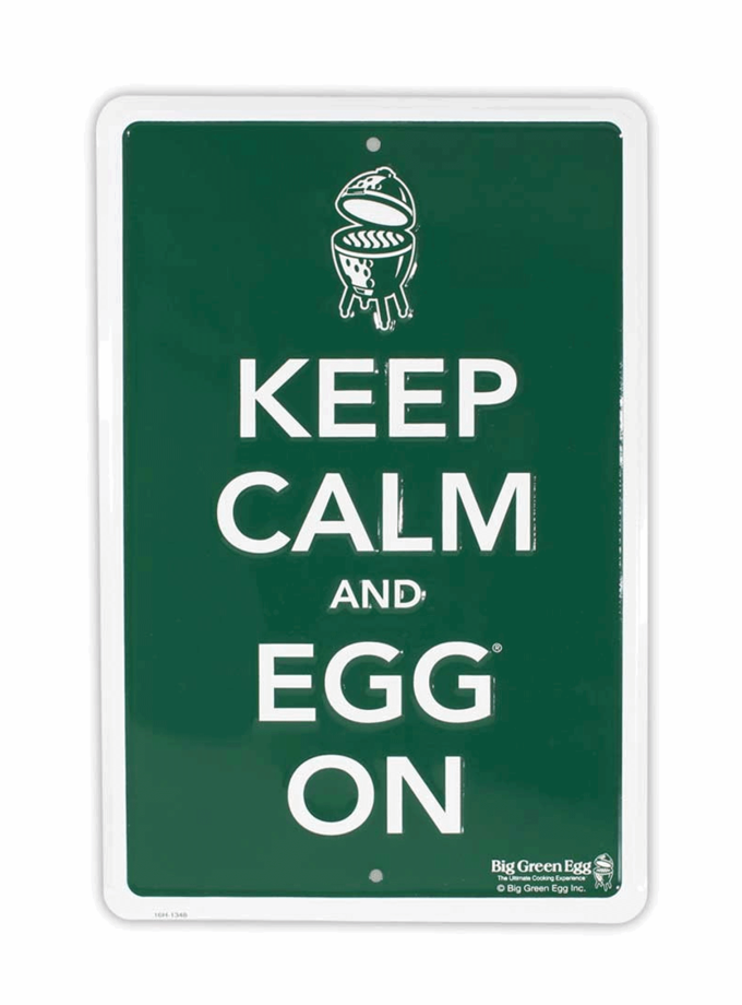 Stamped Aluminum Keep Calm Sign