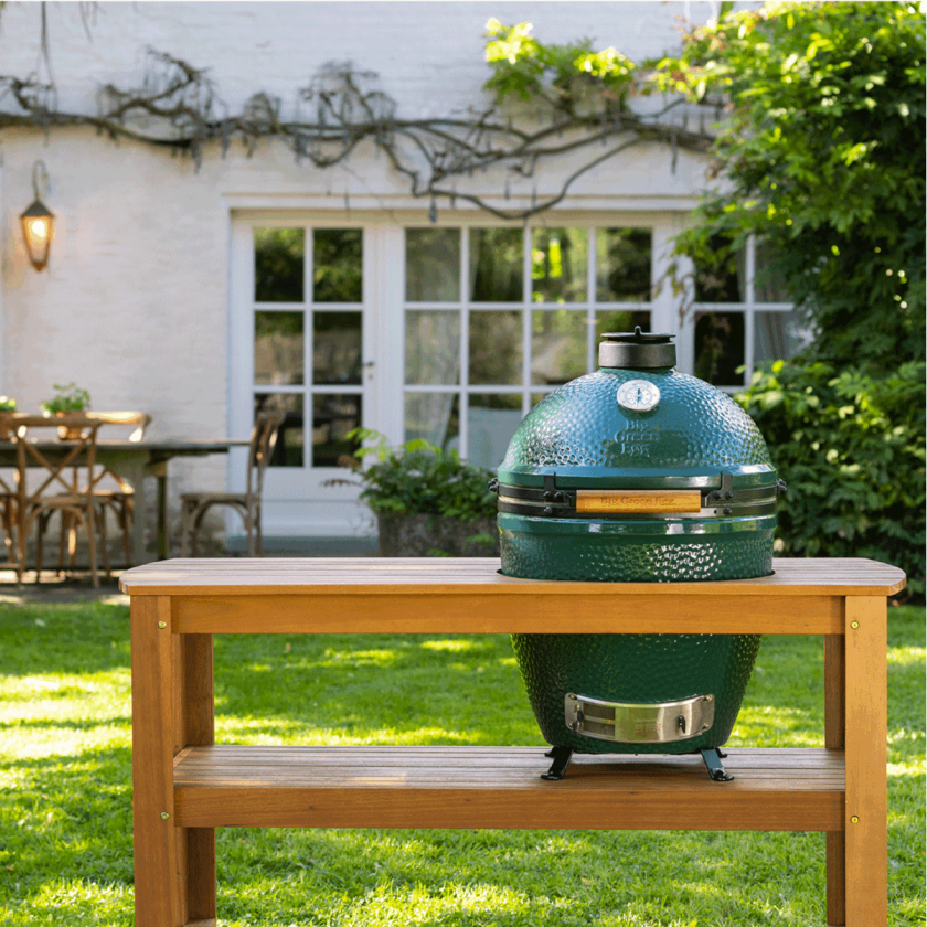 Large Big Green Egg in Acacia Table Package - Image 2