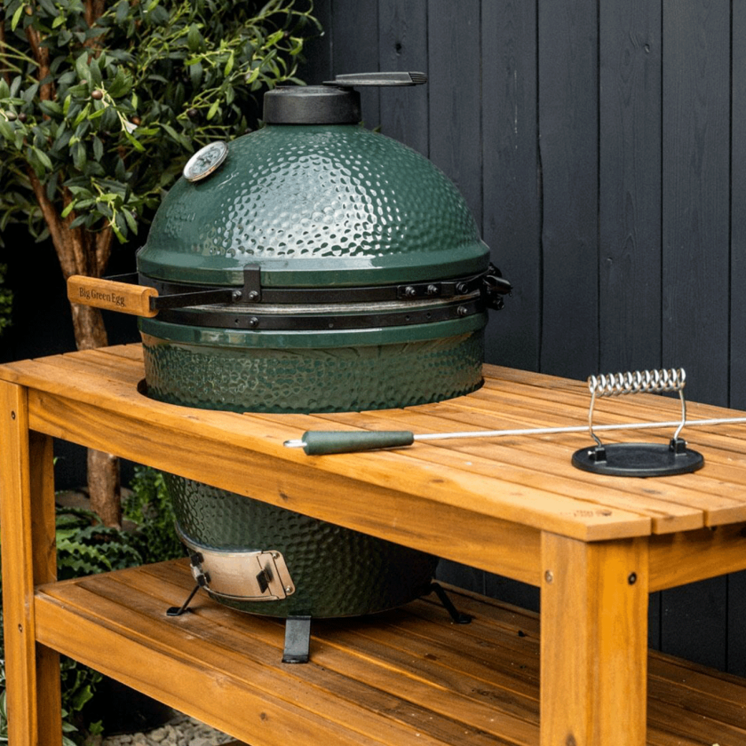 Large Big Green Egg in Acacia Table Package - Image 5