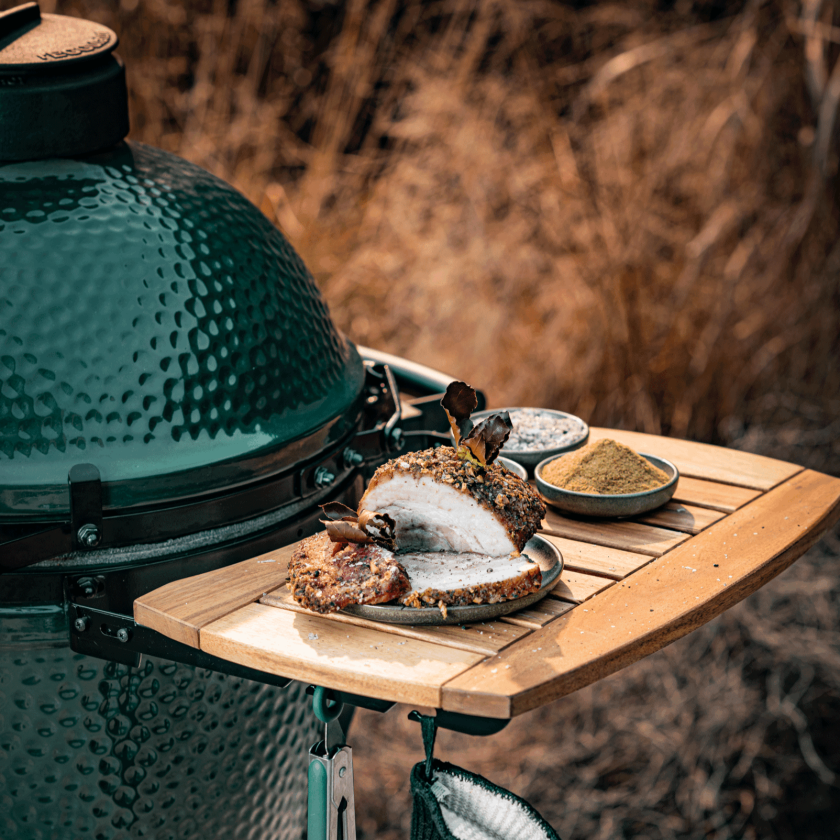 Large Big Green Egg in an intEGGrated Nest+Handler with Mates Package - Image 4