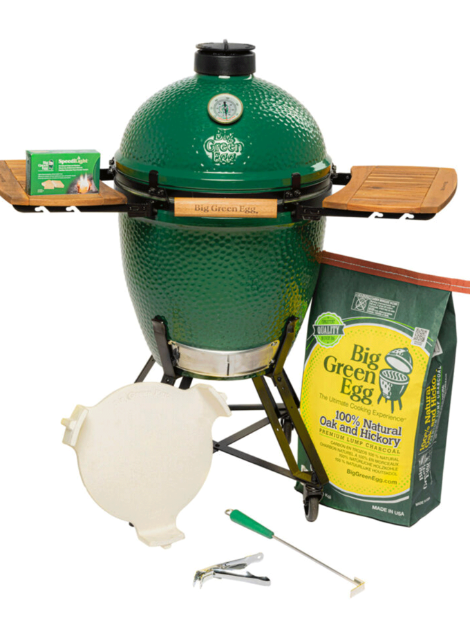 Large Big Green Egg in a Nest with Acacia Mates Package