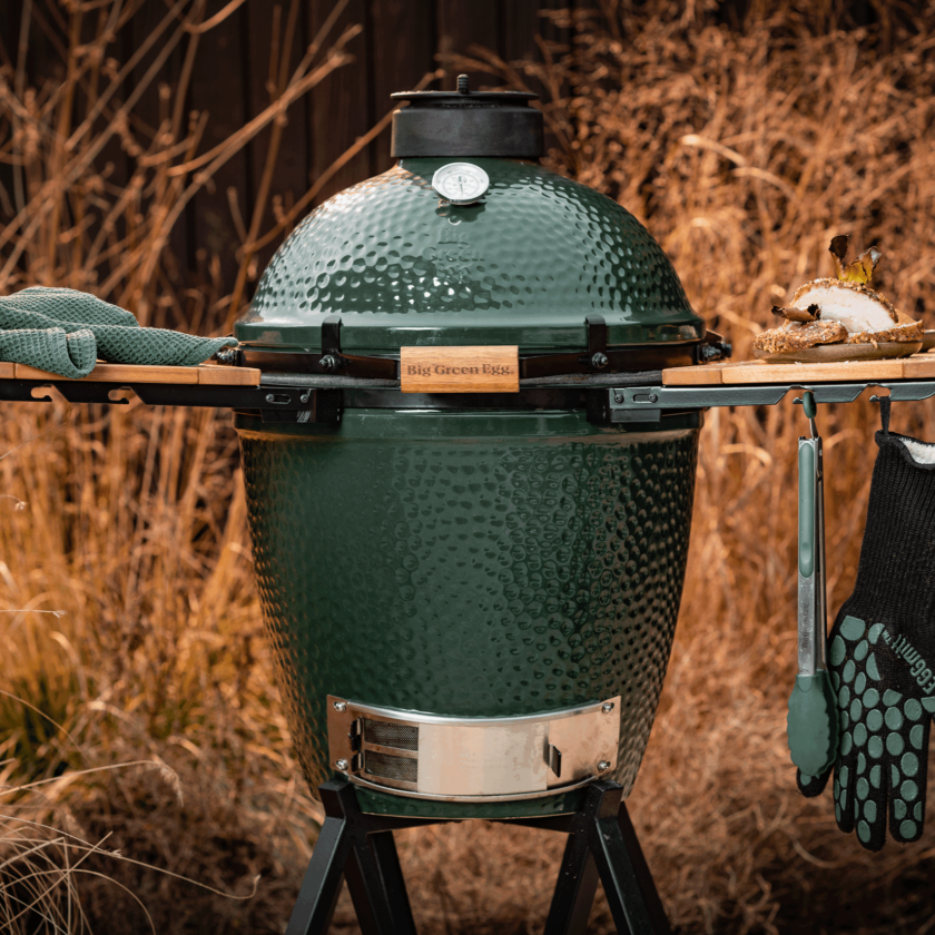 Large Big Green Egg in an intEGGrated Nest+Handler with Mates Package - Image 3