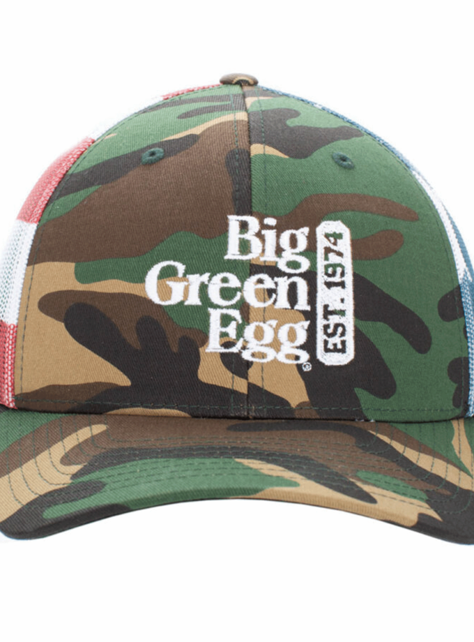 Merica Flag and Camo Baseball Hat