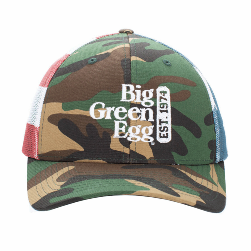 Merica Flag and Camo Baseball Hat