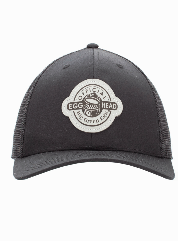 Black Leather Patch Baseball Hat