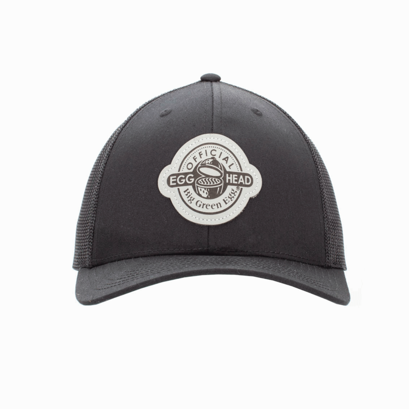 Black Leather Patch Baseball Hat
