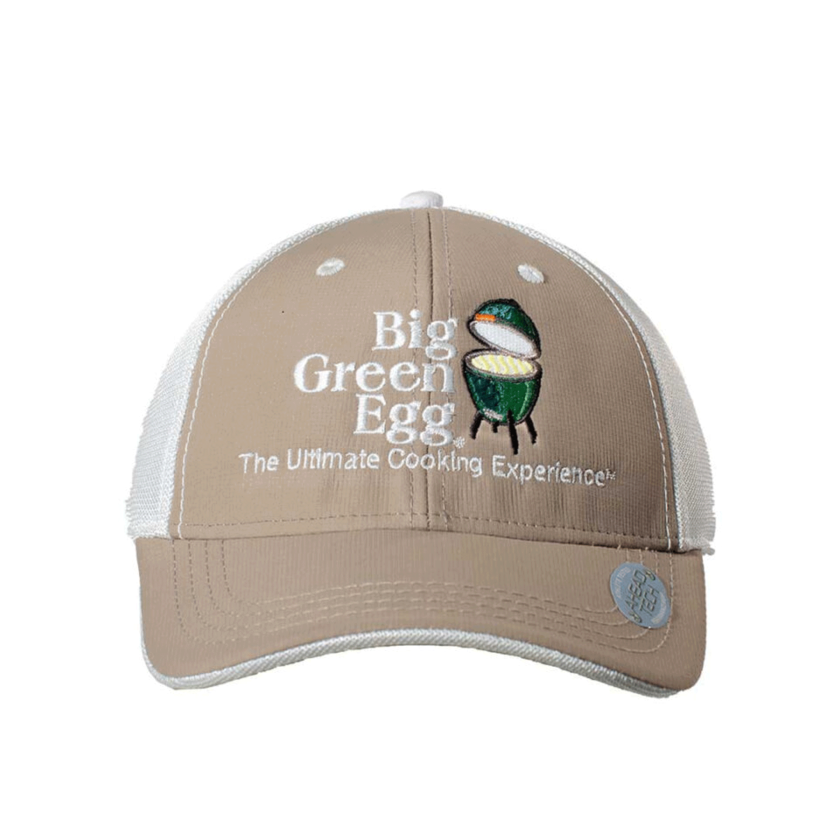 Big Green Egg UPF 50+ Logo Hat - Khaki/White