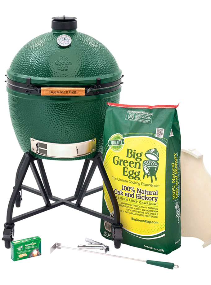 XL Big Green Egg in an intEGGrated Nest+Handler Package