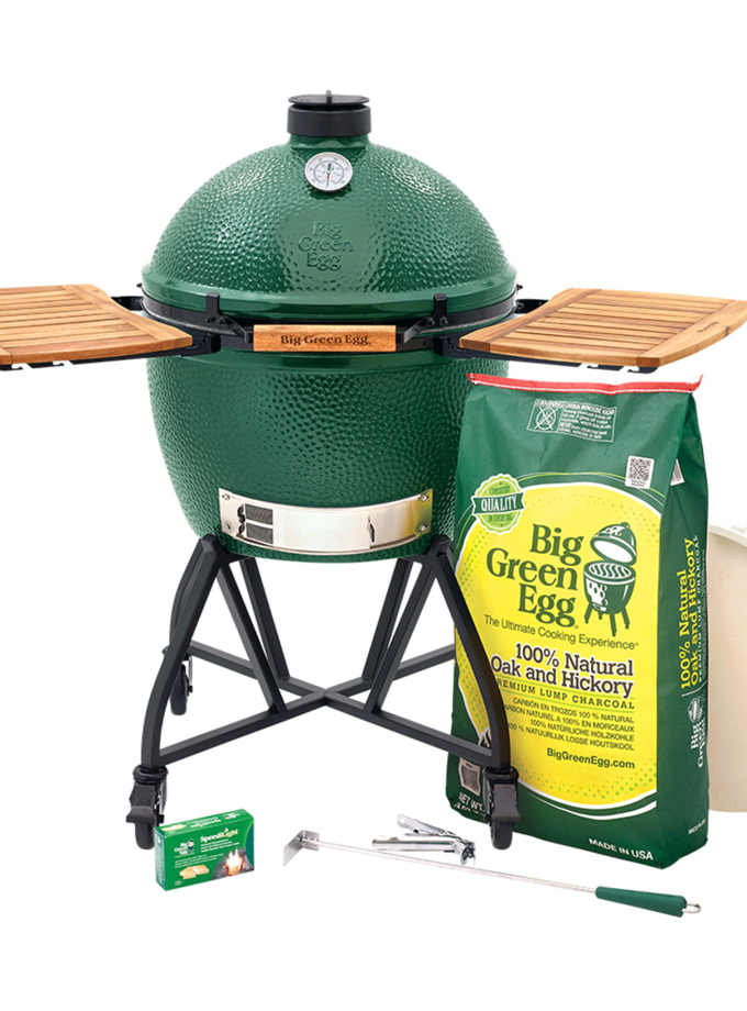 XL Big Green Egg in an intEGGrated Nest+Handler with Mates Package